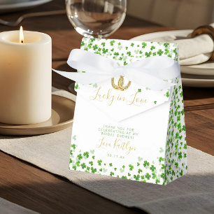 Glücklicher Verliebter St. Patrick's Day Brautjung Geschenkschachtel