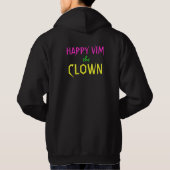 Glücklicher Vim der Clown Hoodie (Rückseite)