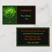 Glücklicher Visitenkarte (Vorne/Hinten)