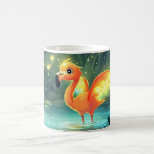 Glücklicher Vogel Cartoon-Stil Lebendig Süß Bunt Kaffeetasse