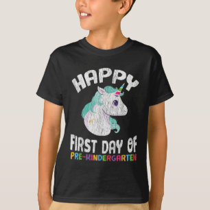 Glücklicher Vorschul-Erster Tag im Kindergarten Zu T-Shirt