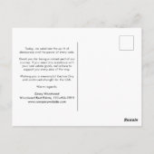 Glücklicher Wahltag, Amerika! | Realtor Greeting Postkarte (Rückseite)