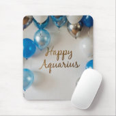 Glücklicher Wassermann-Mauspad Mousepad (Mit Mouse)