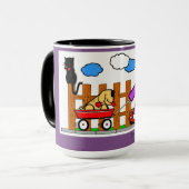 Glücklicher Weg Tasse (Vorderseite Links)