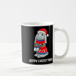 Glücklicher Weihnachts-Hase Weihnachts-Pullover Ka Kaffeetasse
