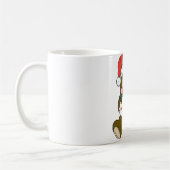 Glücklicher Weihnachtsbär Kaffeetasse (Links)