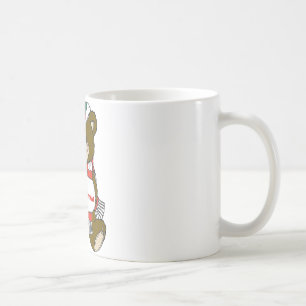 Glücklicher Weihnachtsbär Kaffeetasse