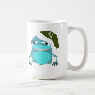 Glücklicher Weihnachtsfrosch Kaffeetasse