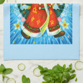 Glücklicher Weihnachtsmann Handtuch (Gefaltet)