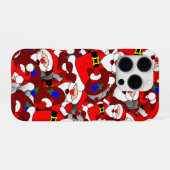 Glücklicher Weihnachtsmann iPhone Hülle (Rückseite (Horizontal))