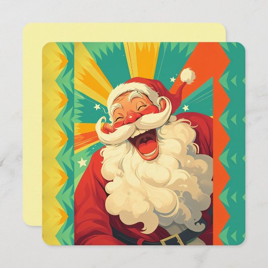 Glücklicher Weihnachtsmann Karte