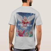 Glücklicher Weihnachtstag 2025 T - Shirt (Rückseite)