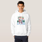 Glücklicher Weihnachtstag Hoodie (Vorne ganz)