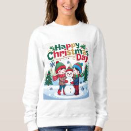 Glücklicher Weihnachtstag Sweatshirt