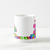 glücklicher Weihnachtsvati Kaffeetasse (Mittel)