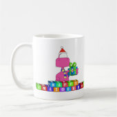 glücklicher Weihnachtsvati Kaffeetasse (Links)