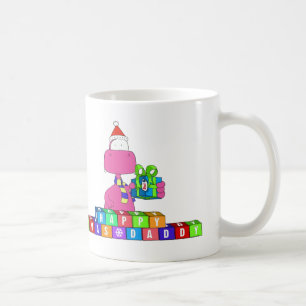 glücklicher Weihnachtsvati Kaffeetasse