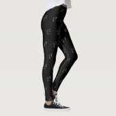 Glücklicher Wein/traurige Wein-Leggings Leggings (Rechts)