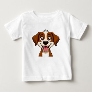 Glücklicher Welpe für Hunde-Liebhaber und Welpen-E Baby T-shirt
