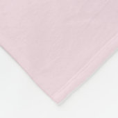 Glücklicher Welpe, Mädchen, 1. Geburtstagsgeschenk Fleecedecke (Ecke)