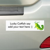 Glücklicher Wels Autoaufkleber (Auf Auto)