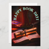 Glücklicher Weltbuchtag! Feiertagskarte (Vorne/Hinten)