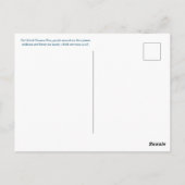 Glücklicher Welttag der Ozeane! Postkarte (Rückseite)