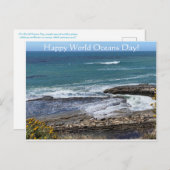 Glücklicher Welttag der Ozeane! Postkarte (Vorne/Hinten)