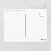 Glücklicher Welttag der Ozeane! Postkarte (Rückseite)