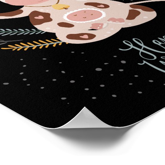 glücklicher Winter Poster (Ecke)