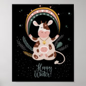 glücklicher Winter Poster (Vorne)