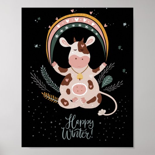 glücklicher Winter Poster (Vorne)