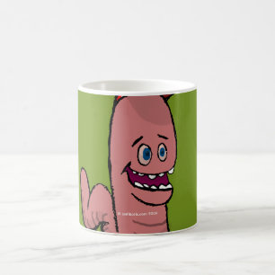 Glücklicher Wurm Kaffeetasse