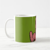 Glücklicher Wurm Kaffeetasse (Links)