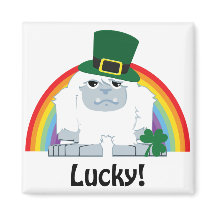 Glücklicher Yeti Leprechaun