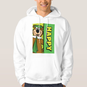 Glücklicher Yogi Bär Hoodie