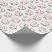 Glücklicher Zahn Geschenkpapier (Ecke)