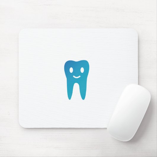 Glücklicher Zahn Mousepad (Mit Mouse)