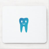 Glücklicher Zahn Mousepad (Vorne)