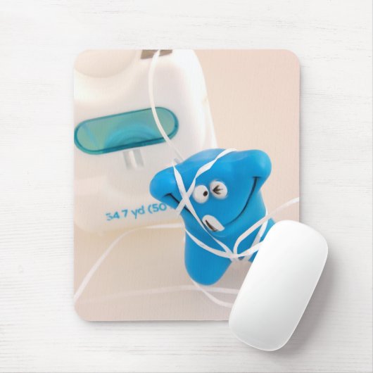 Glücklicher Zahn Mousepad (Mit Mouse)