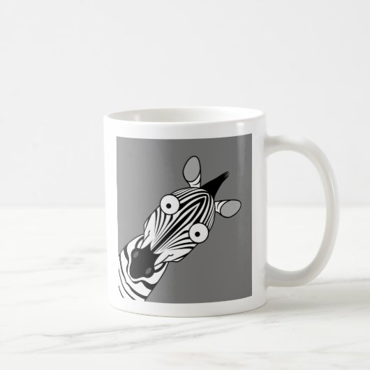 GLÜCKLICHER ZEBRA KAFFEETASSE (Rechts)