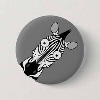 GLÜCKLICHER ZEBRA-KNOPF BUTTON