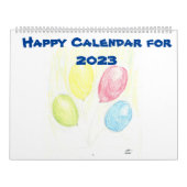 Glücklicher Zeitplan für 2023 Kalender (Titelbild)