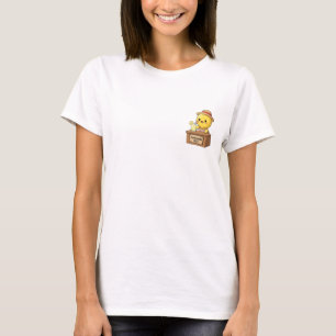 Glücklicher Zitronen-Limonaden-Stand-Charakter T-Shirt