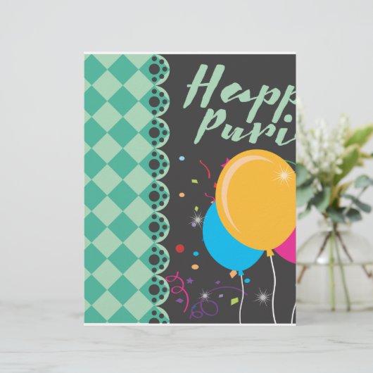 glücklicher Zweck Briefkopf (Stehend Vorderseite)