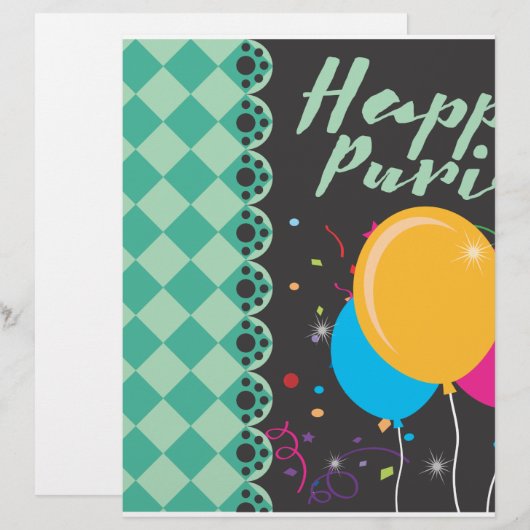 glücklicher Zweck Briefkopf (Vorne/Hinten)