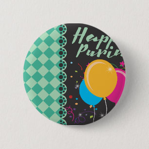 glücklicher Zweck Button