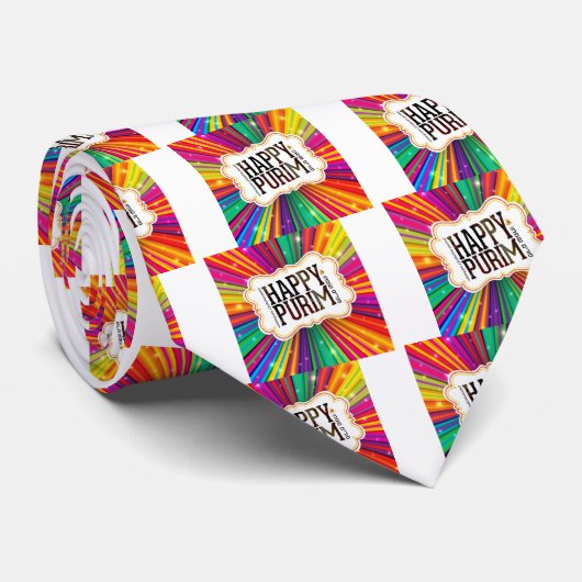 glücklicher Zweck Krawatte (Gerollt)