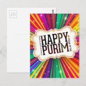 glücklicher Zweck Postkarte (Vorne/Hinten)