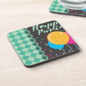 glücklicher Zweck Untersetzer (Linke Seite)